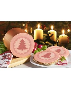 Happy X-mas motivkorv julgran