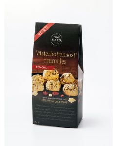 Västerbottensost Crumbles Chili, 75g