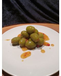 Oliver chili- & vitlöksmarinerade, E-nr fri