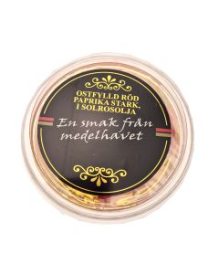 Ostfylld röd paprika, 200g