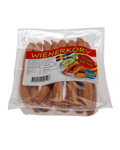 Wienerkorv tunt skinn, 500g