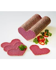 Hjärtformad Salami med Vitlök