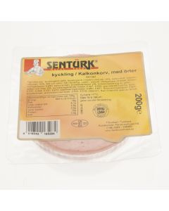 Kalkon/kycklingkorv örter, 200g
