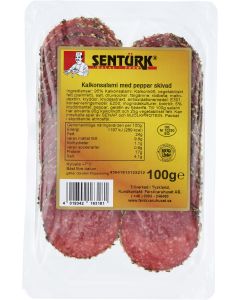 Kalkonsalami peppar, skivad 100g