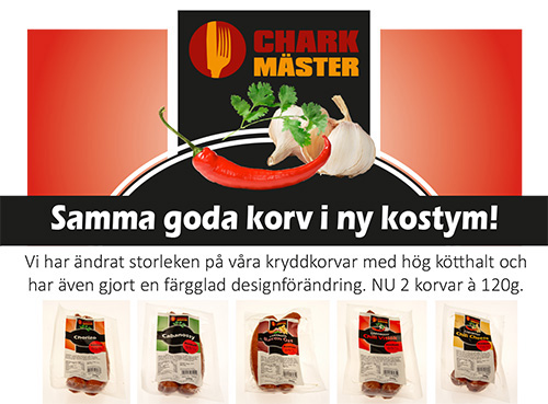 Charkmäster nyheter!